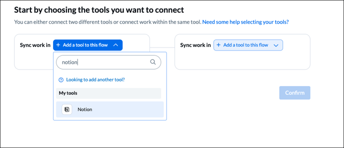 Notion Connect Flow Builder