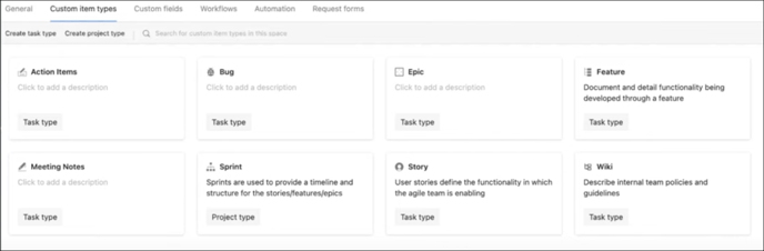 Wrike Custom Item Type