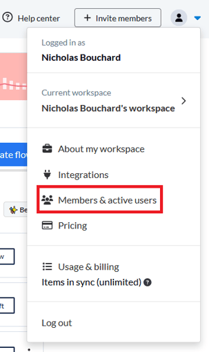 mentions menu